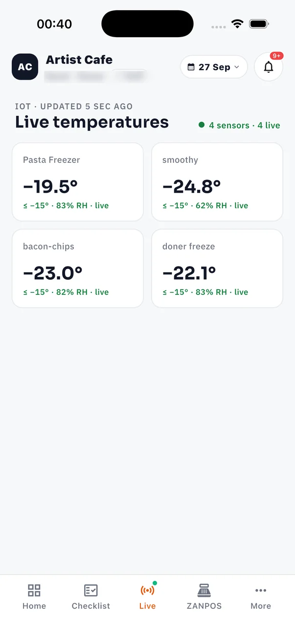 Live Sensors